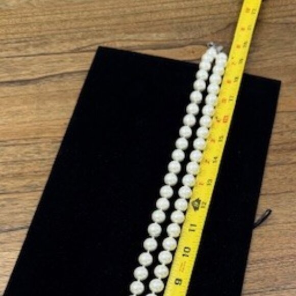 CHARMING CHARLIE Double Strand Faux Pearl Necklace - Picture 8 of 8